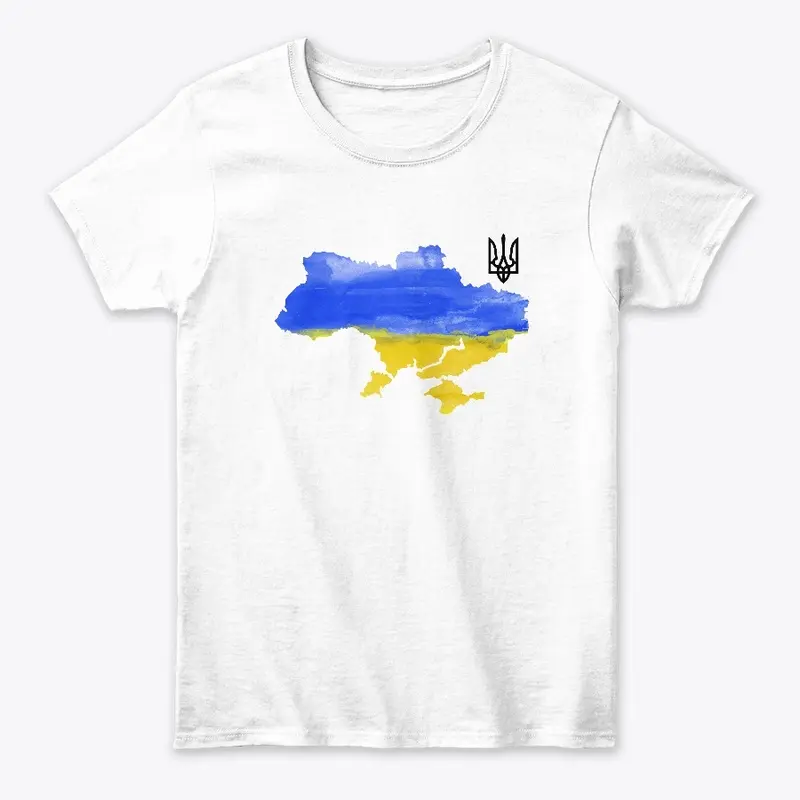 Ukraine map Art