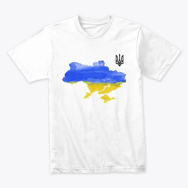 Ukraine map Art